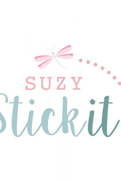 suzy-stick-it logo design