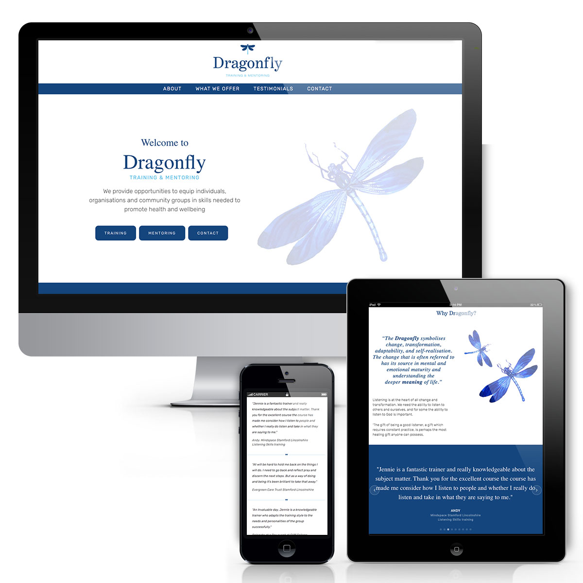 Dragonfly Training Website