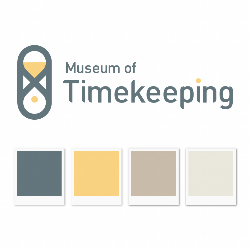 Museum of Timekeeping logo refresh with a new colour palette