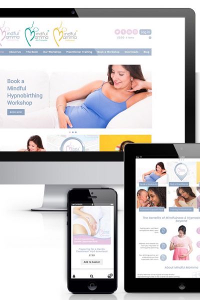 Mindful Mamma responsive Website design