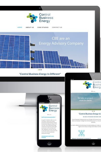 Website Design for Control Business Energy