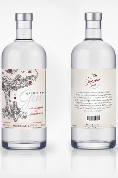 Grantham Gin Label design original