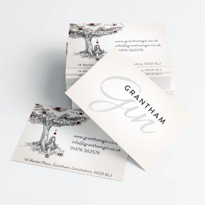Grantham Gin Business Card Design