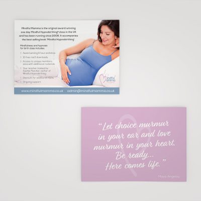 Mindful Mamma Leaflet Design