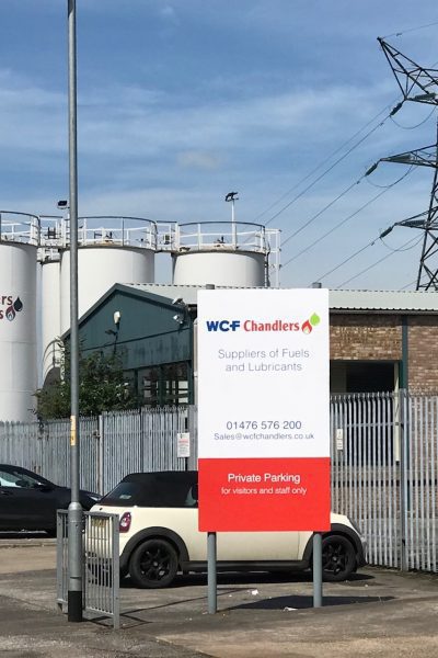 Outdoor Signage for WCF Chandlers