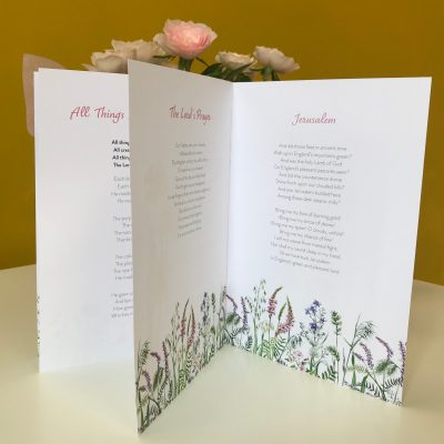 Funeral Order of Service Keepsake Booklet