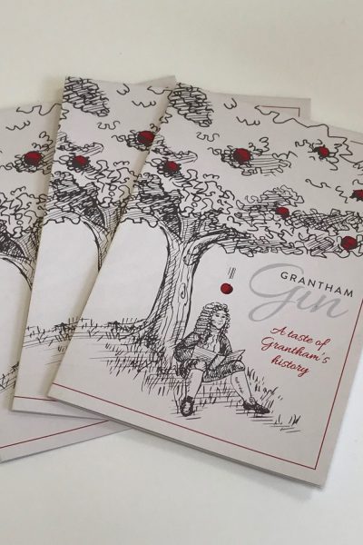 Grantham Gin Folded Leaflets