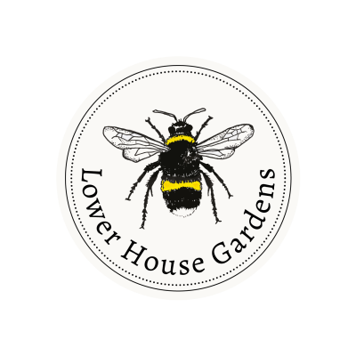 Lower house gardens logo design