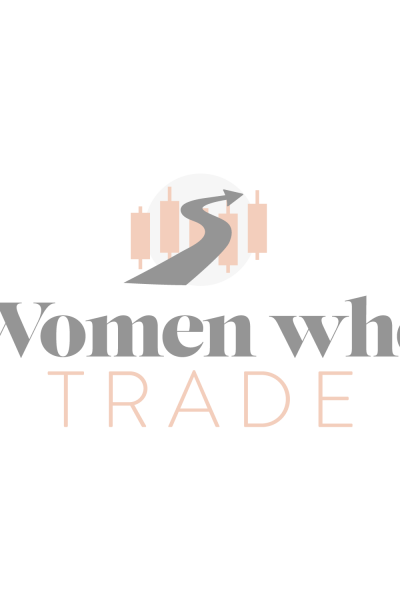 Women who Trade Logo Design stocks shares pathway