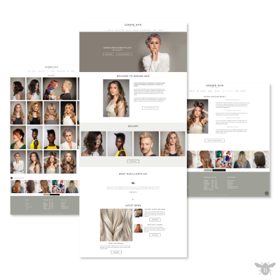 Gerard Hair Grantham Website Design