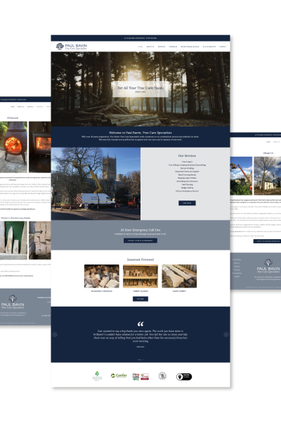 Paul Bavin Grantham Tree Surgeon Website Design