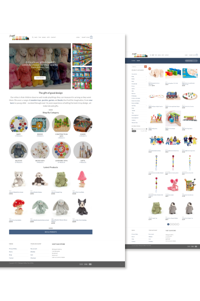E-commerce website design for Westgate Gallery and Crafts Grantham