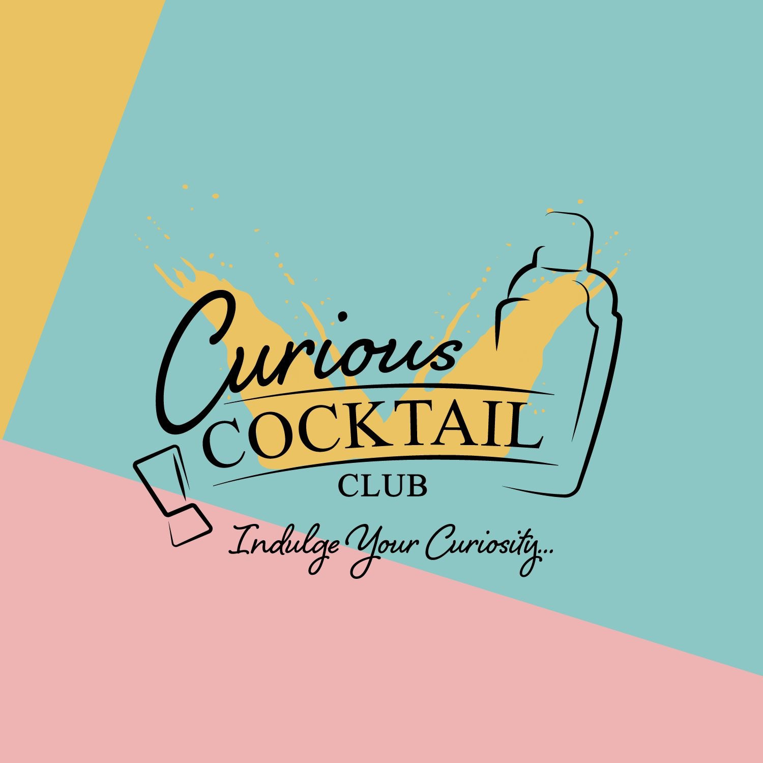 Curious Cocktail Club Logo Design